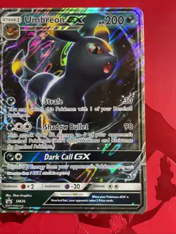 Pokemon Umbreon GX SM36 Sun & Moon JUMBO/OVERSIZED Holo Black Star Promo - Image 1