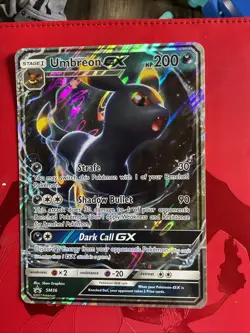 Pokemon Umbreon GX SM36 Sun & Moon JUMBO/OVERSIZED Holo Black Star Promo - Image 2