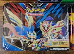 Pokemon TCG: 2020 - 2022 3 Collector's Treasure Chest Lunch Box Tin New SEALED - Image 3