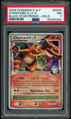 PSA 7 Near Mint Diamond & Pearl Charizard G Lv.X DP45 Promo Pokemon TCG - Image 1