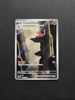 Pokemon Charmeleon 169/165 Scarlet Violet 151 Illustration Rare Full Art Holo NM - Image 1