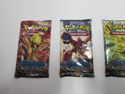 XY Steam Siege 4 Different Arts - Sealed 4 = Booster Pack Lot - Pokemon XY TCG - Image 2