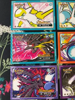🔥 x9 Mega Rayquaza Shiny Greninja Safari 2.0 Non-TCG Holo Pokemon Cards🔥 - Image 4