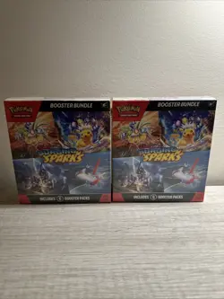 Pokemon Scarlet & Violet Surging Sparks Booster Bundle LOT OF 2 Brand New Sealed - Image 1