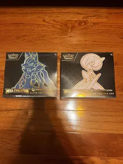 Pokemon Center Mega Evolution Gardevoir & Lucario ETB EliteTrainer Box Set of 2 - Image 1