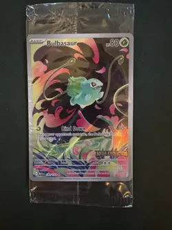 Pokemon TCG Bulbasaur 133/132 Pokemon TCG Mega Evolution Stamped Promo SEALED - Image 1