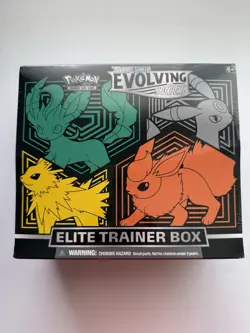 Pokemon TCG Sword & Shield Evolving Skies Elite Trainer Box ETB Factory Sealed - Image 1