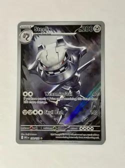 Steelix 150/132 Illustration Rare Pokemon Mega Evolution English NM - Image 1