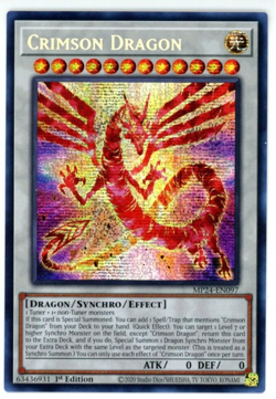 Yugioh TCG Crimson Dragon MP24-EN097 25th Anniversary Dueling Mirrors 1st Editio - Image 1