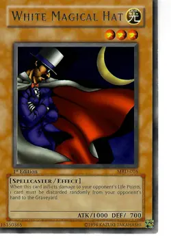 2002 White Magical Hat 🎩 MRD-016 Metal Raiders 🎩 1st Ed 🎩 Yugioh Rare 🎩MP 🎩 - Image 4