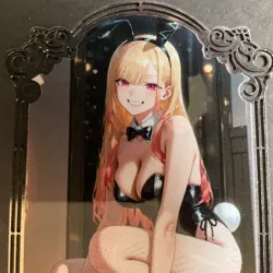 Goddess Story Gold METAL Card - Serial Number #026/100! Anime Bikini Marin - Image 2