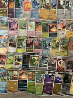 Pokemon Black Bolt White Flare Pokeball Reverse Lot - 88 Cards - Image 3