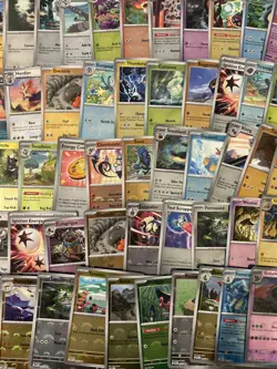 Pokemon Black Bolt White Flare Pokeball Reverse Lot - 88 Cards - Image 5