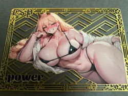 Goddess Story Gold METAL Card - Serial Number #026/200! Anime Bikini Power - Image 2