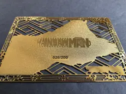 Goddess Story Gold METAL Card - Serial Number #026/200! Anime Bikini Power - Image 4