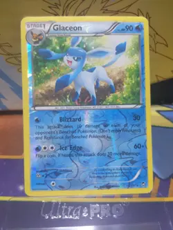Pokemon TCG Glaceon XY Furious Fists 19/111 Reverse Holo Rare Card Great Artwork - Image 1
