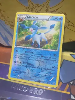 Pokemon TCG Glaceon XY Furious Fists 19/111 Reverse Holo Rare Card Great Artwork - Image 3