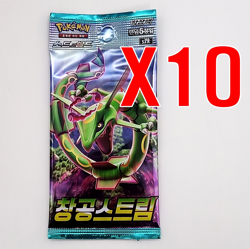 15(10+5)PACKS Evolving Skies Pokemon Cards Blue Sky Stream Booster Sealed KOREAN - Image 2