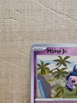 Mime Jr. 031/091 Paldean Fates Reverse Holo Common Pokemon Card TCG - Image 3