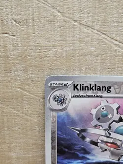 Klinklang #101/142 SV07: Stellar Crown Rare Reverse Holo Pokemon Card TCG - Image 3