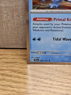 Carracoata 38/142 Stellar Crown Rare Holo Pokemon Card TCG - Image 5