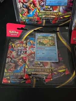 Pokemon Cards Mega Evolution 3 Pack Booster Blister Sealed Lot 4 - Image 2