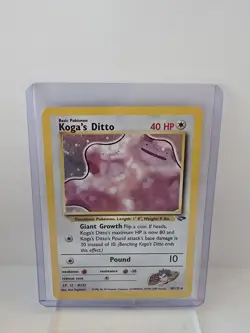 Pokemon Trading Card Koga's Ditto Holo 10/132 - Image 1