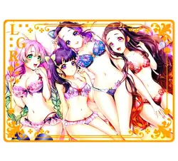 Waifu Anime Cards TCG | Demon Slayer [ METAL CARD ] Nezuko Mitsuri ~ Sexy Hentai - Image 1