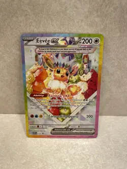 Eevee EX 174 Scarlet & Violet Promo Holo Card Prismatic Evolutions - Image 1