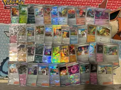 Pokemon TCG Prismatic Evolutions Poke Ball Cards Lot Of 44 - Image 1