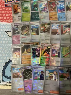 Pokemon TCG Prismatic Evolutions Poke Ball Cards Lot Of 44 - Image 2