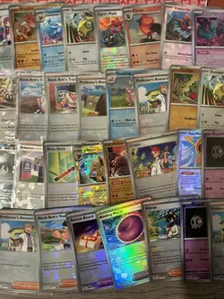 Pokemon TCG Prismatic Evolutions Poke Ball Cards Lot Of 44 - Image 4