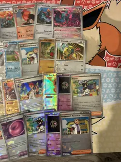 Pokemon TCG Prismatic Evolutions Poke Ball Cards Lot Of 44 - Image 5
