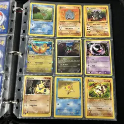 Vintage Pokemon Binder lot collection Cards wotc holos Mega Ex Wotc And More - Image 3