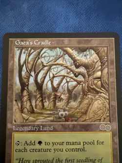 Gaea's Cradle Urza's Saga Regular Card, Near Mint Condition - Image 4