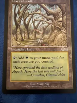 Gaea's Cradle Urza's Saga Regular Card, Near Mint Condition - Image 5