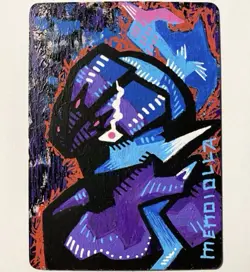 Pokemon Ceruledge Custom Painted Card By Mendiolla 1/1 - Image 1