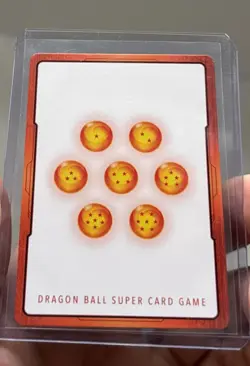 Dragon Ball Fusion World Card Case Son Goku Gold Energy Marker #E01-01 - Image 2