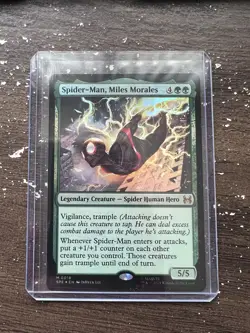 Spider-Man Miles Morales - Marvel Spider-Man (SPE) #18 NM Foil MTG Card - Image 1