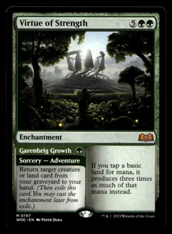 Virtue of Strength 197 M Wilds of Eldraine - Image 1