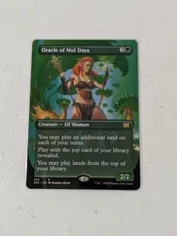 MTG Oracle of Mul Daya Borderless - Double Masters NM - Image 1