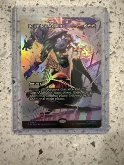 Relentless Assault (Borderless) #25 Marvel Universe Eternal-Legal Foil - Image 1