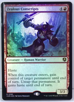 Zealous Conscripts [New, Near Mint] *Foil* {Innistrad Remastered} - Image 1