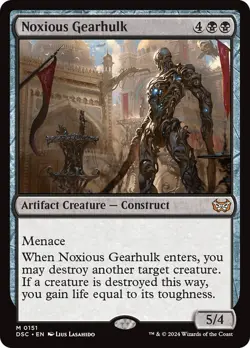 Noxious Gearhulk [Duskmourn] MTG - Image 1
