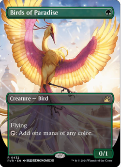 Birds of Paradise (anime borderless, non-foil) - Image 1