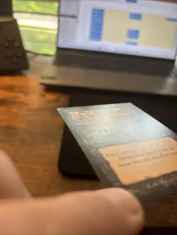 MTG Stone-Throwing * Devils (Dark) Arabian Nights LP - Image 4