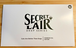 MTG Secret Lair: Cats Are Better Than Dogs RAINBOW FOIL - Sealed - Image 1