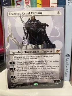 Tezzeret, Cruel Captain (Borderless) Non-Foil x1 # - Edge of Eternities (EOE) - Image 1
