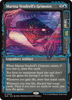 Marina Vendrell's Grimoire (Showcase) MTG DSK 0308 Rare NM - Image 1