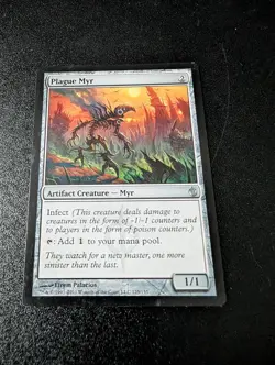 1 x Plague Myr - Mirroding Besieged - LP - MTG - Image 1